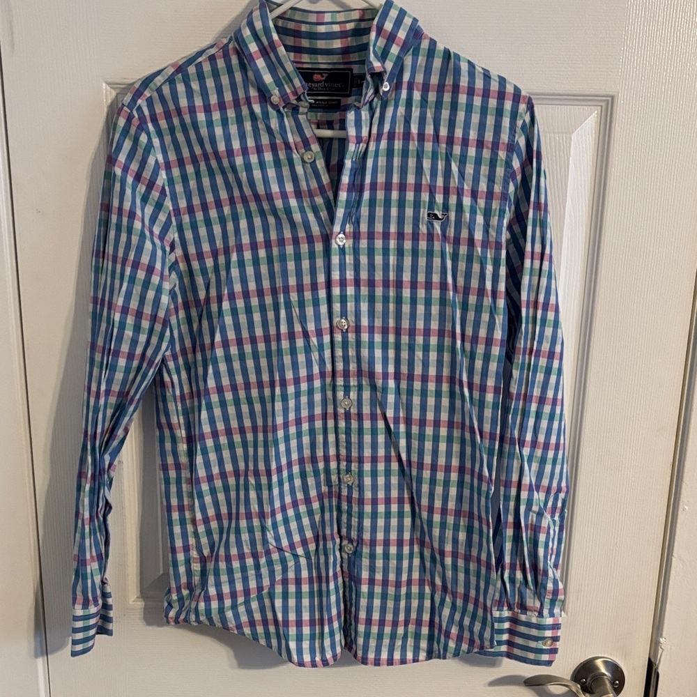 Vineyard Vines Multicolor Plaid Button Down Shirt